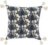 Blue Cordell Night Throw Pillow with Tassels