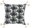 Blue Cordell Night Throw Pillow with Tassels