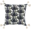 Clearance Blue Cordell Night Throw Pillow with Tassels