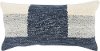 Blue-Gray Kass Night Rectangle Throw Pillow