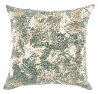 Square Thyme Green Luciana Throw Pillow