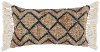 Azul Blue and Natural Rectangle Throw Pillow with Tassels