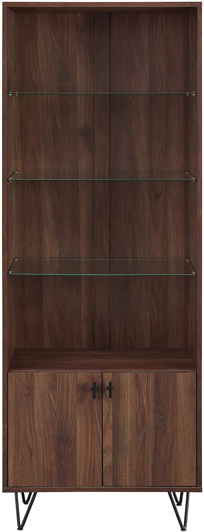BS68HUTDW Dark Walnut 68 Storage Cabinet-4