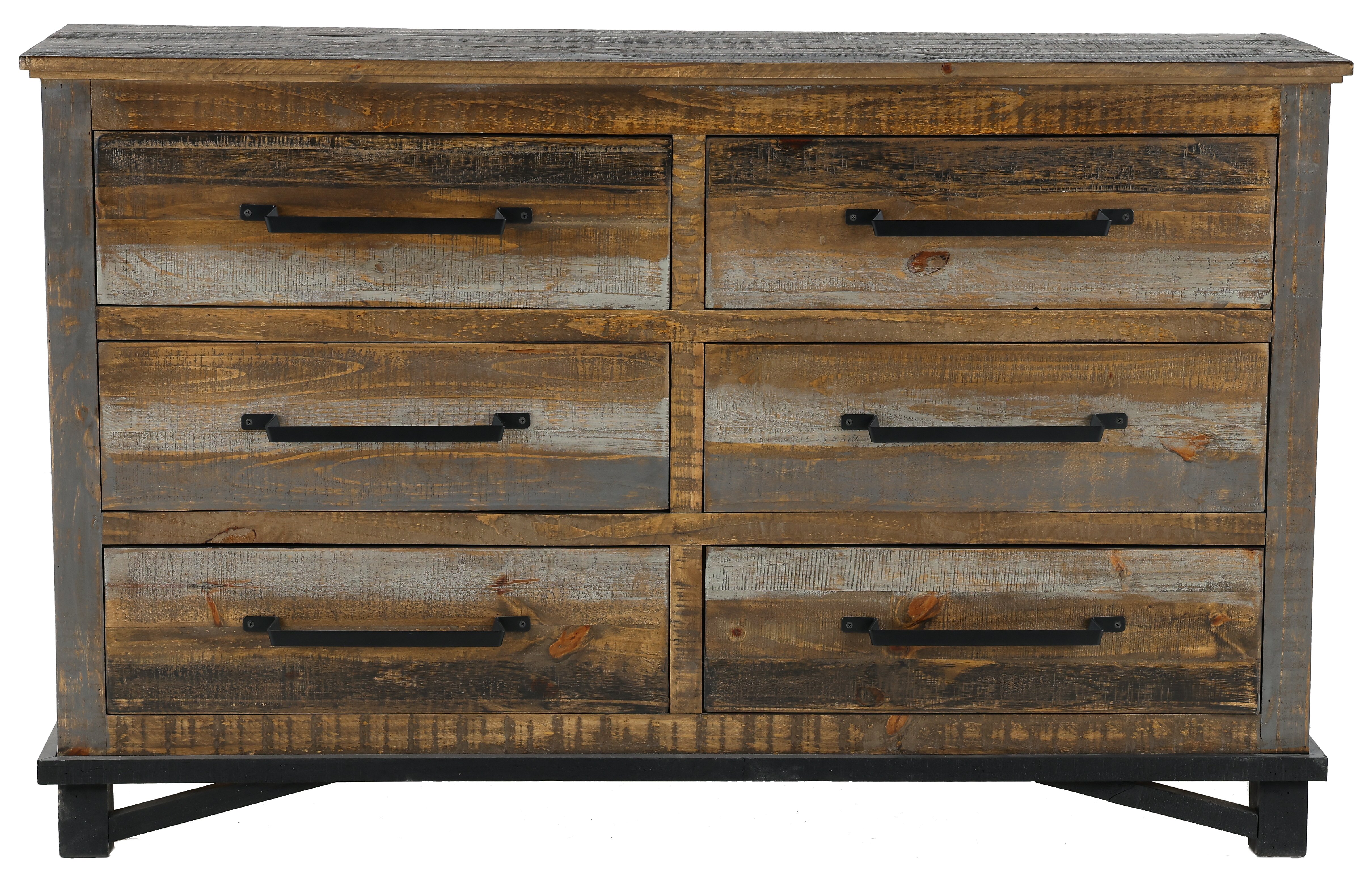 Farmhouse Rustic Pine Dresser - Loft-1