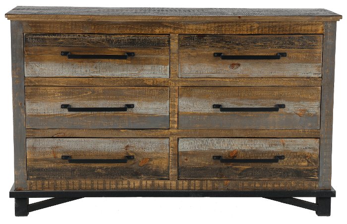 Farmhouse Rustic Pine Dresser - Loft