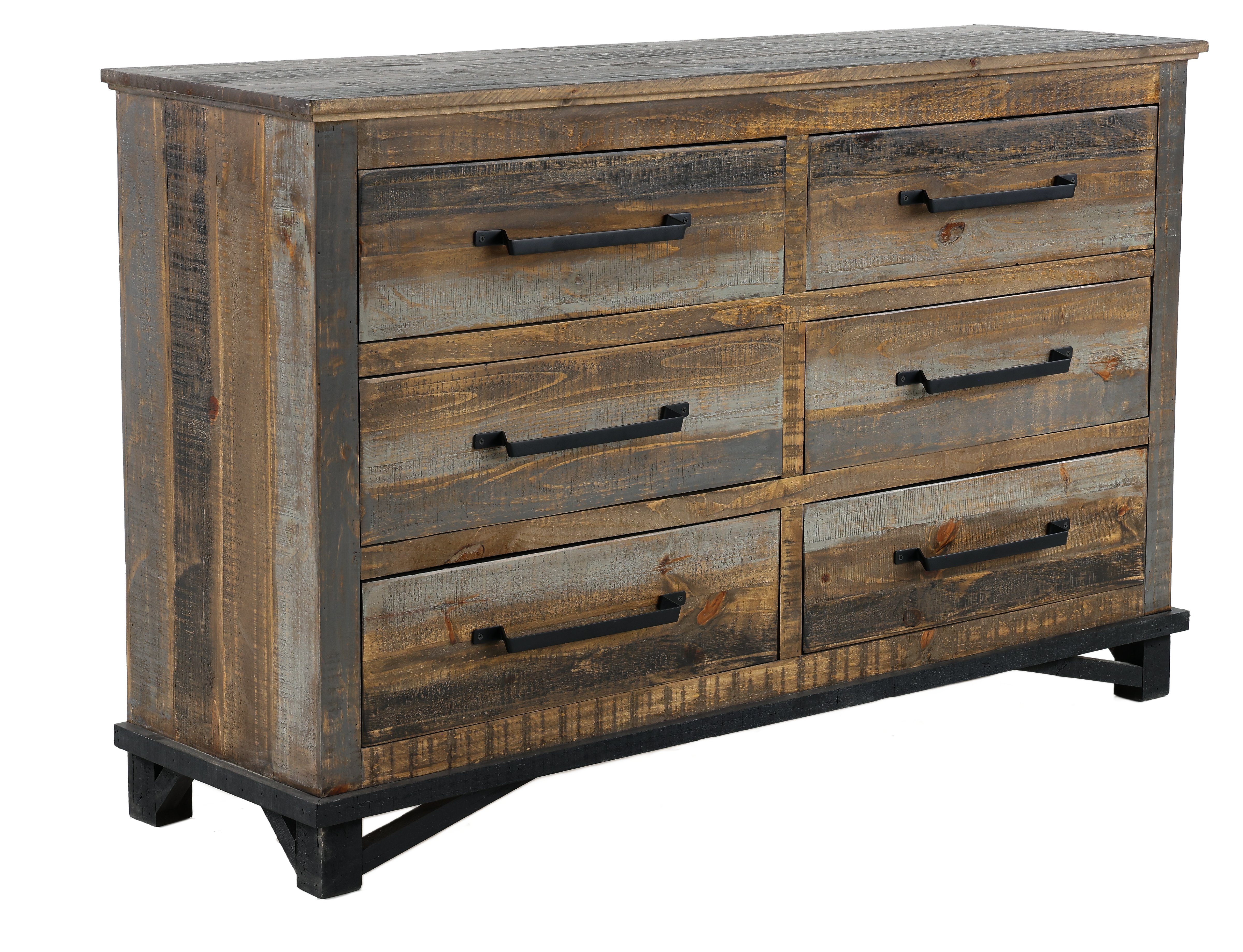 Farmhouse Rustic Pine Dresser - Loft-2