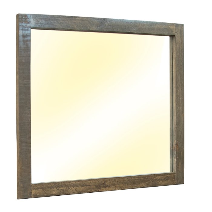 Farmhouse Rustic Pine Mirror - Loft