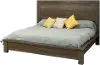Loft Rustic Pine Queen Platform Bed