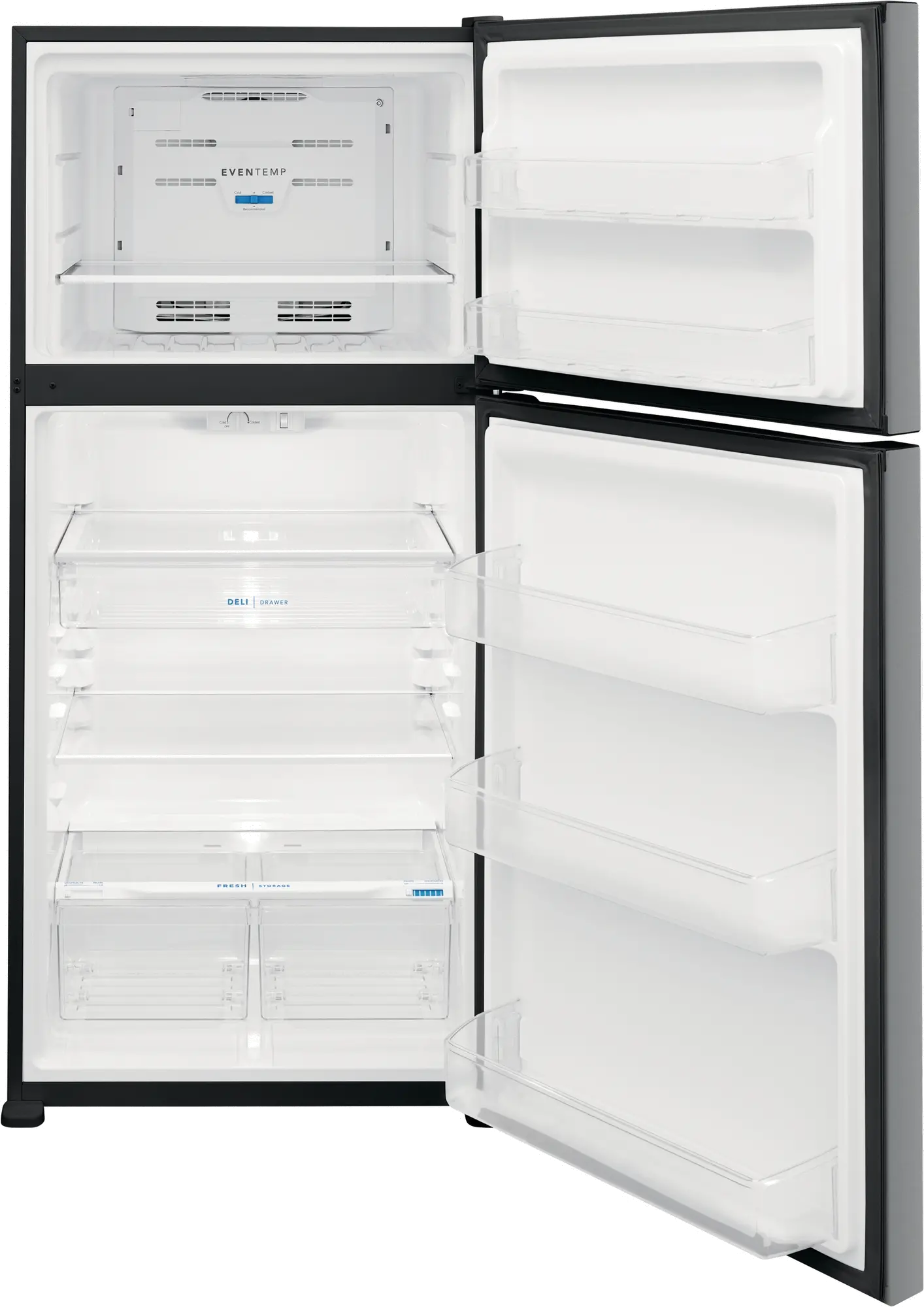 FFTR2045VS Frigidaire 20 cu ft Top Freezer Refrigerator - 30 W Stainless Steel-4