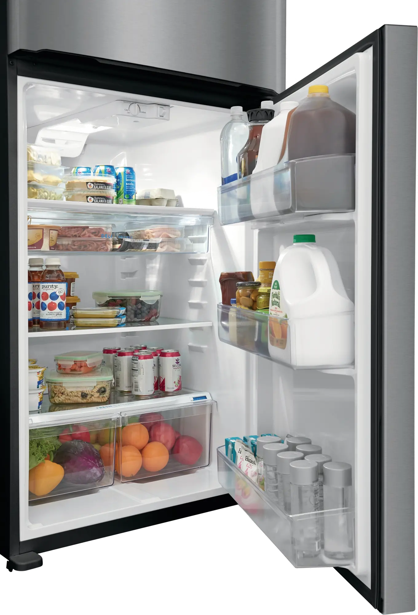 FFTR2045VS Frigidaire 20 cu ft Top Freezer Refrigerator - 30 W Stainless Steel-6
