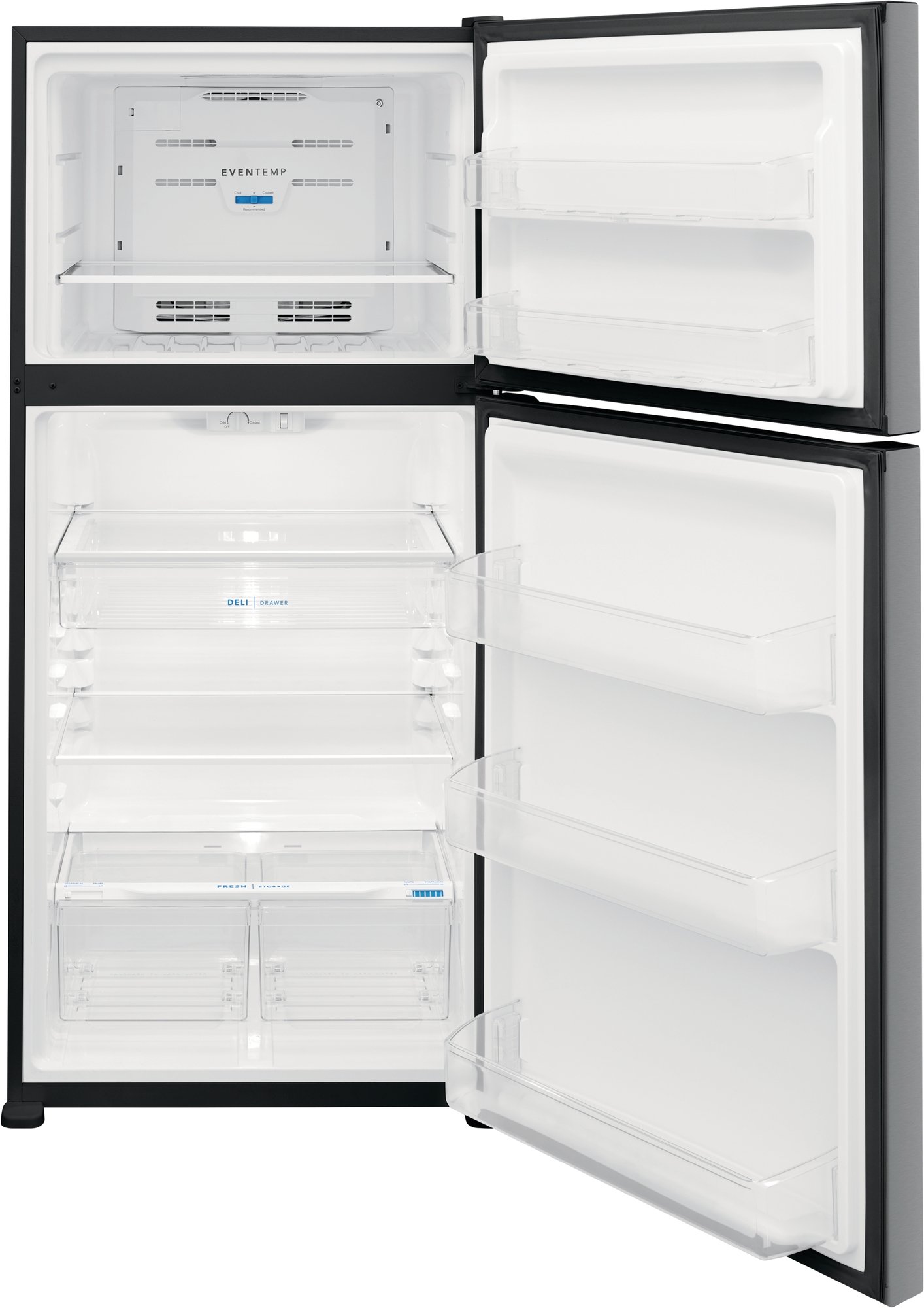 FFTR2045VS Frigidaire 20.0 cu ft Top Freezer Refrigerator - 30 W Stainless Steel-4