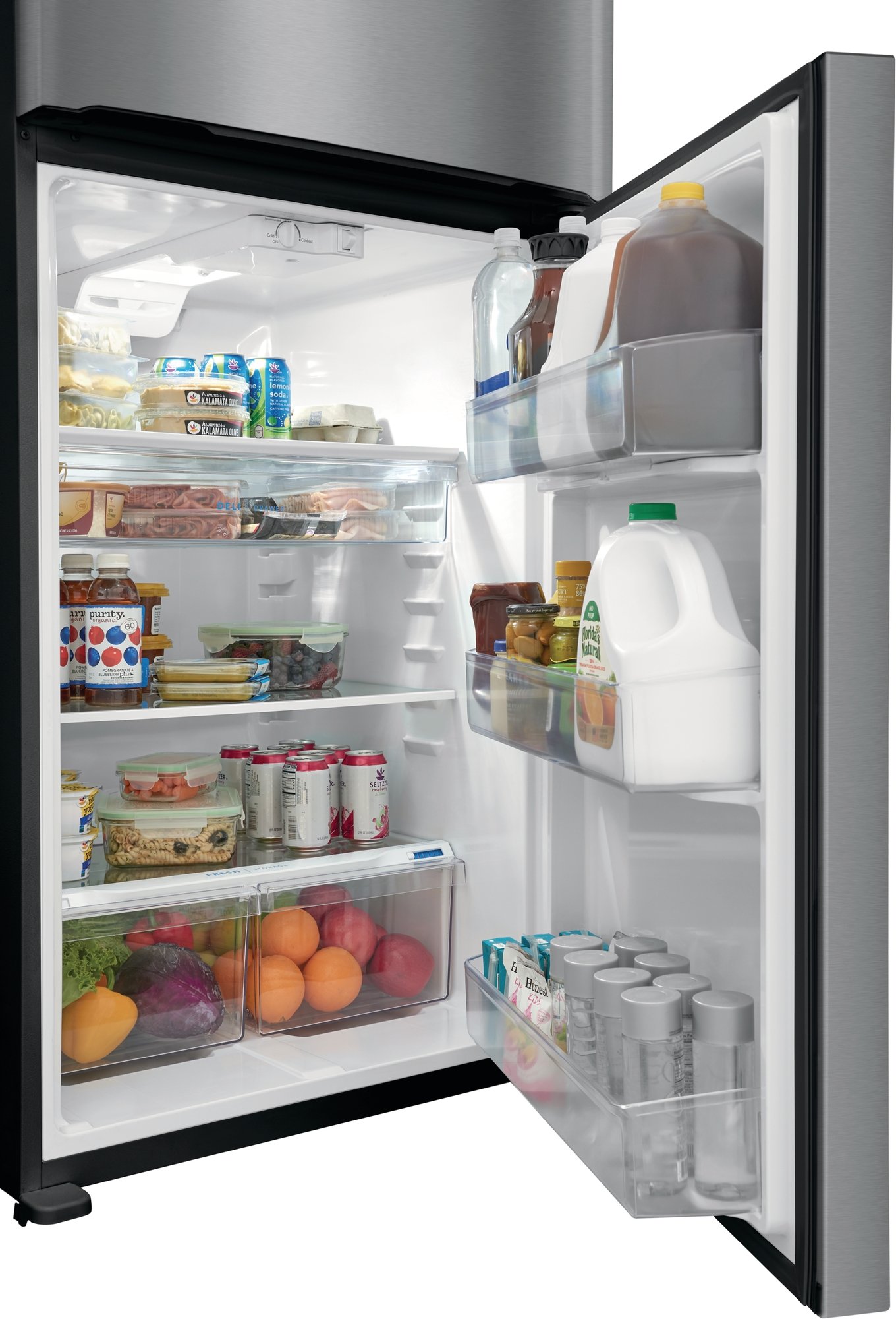 FFTR2045VS Frigidaire 20.0 cu ft Top Freezer Refrigerator - 30 W Stainless Steel-6