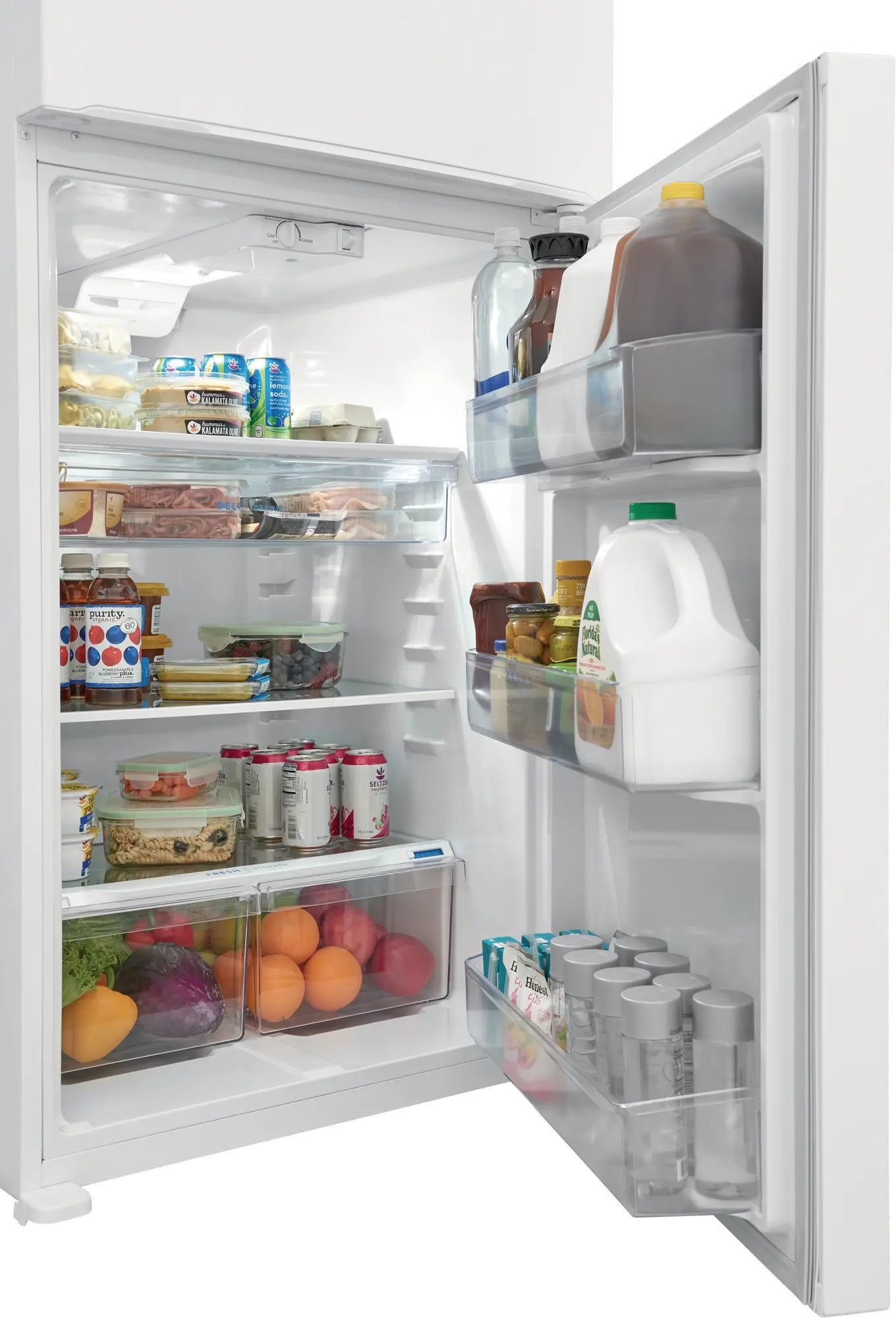 FFTR2045VW Frigidaire 20.0 cu ft Top Freezer Refrigerator - 30 W, White-4