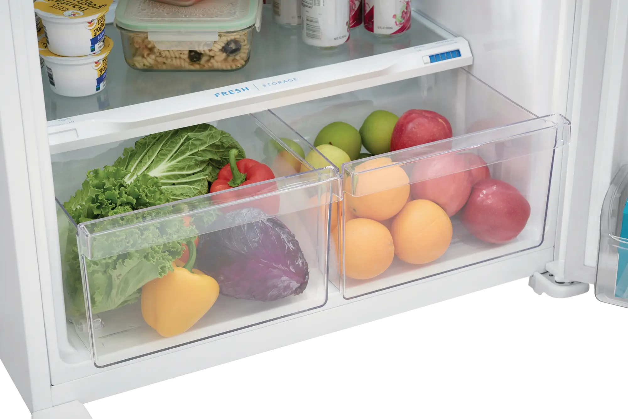 FFTR2045VW Frigidaire 20.0 cu ft Top Freezer Refrigerator - 30 W, White-5