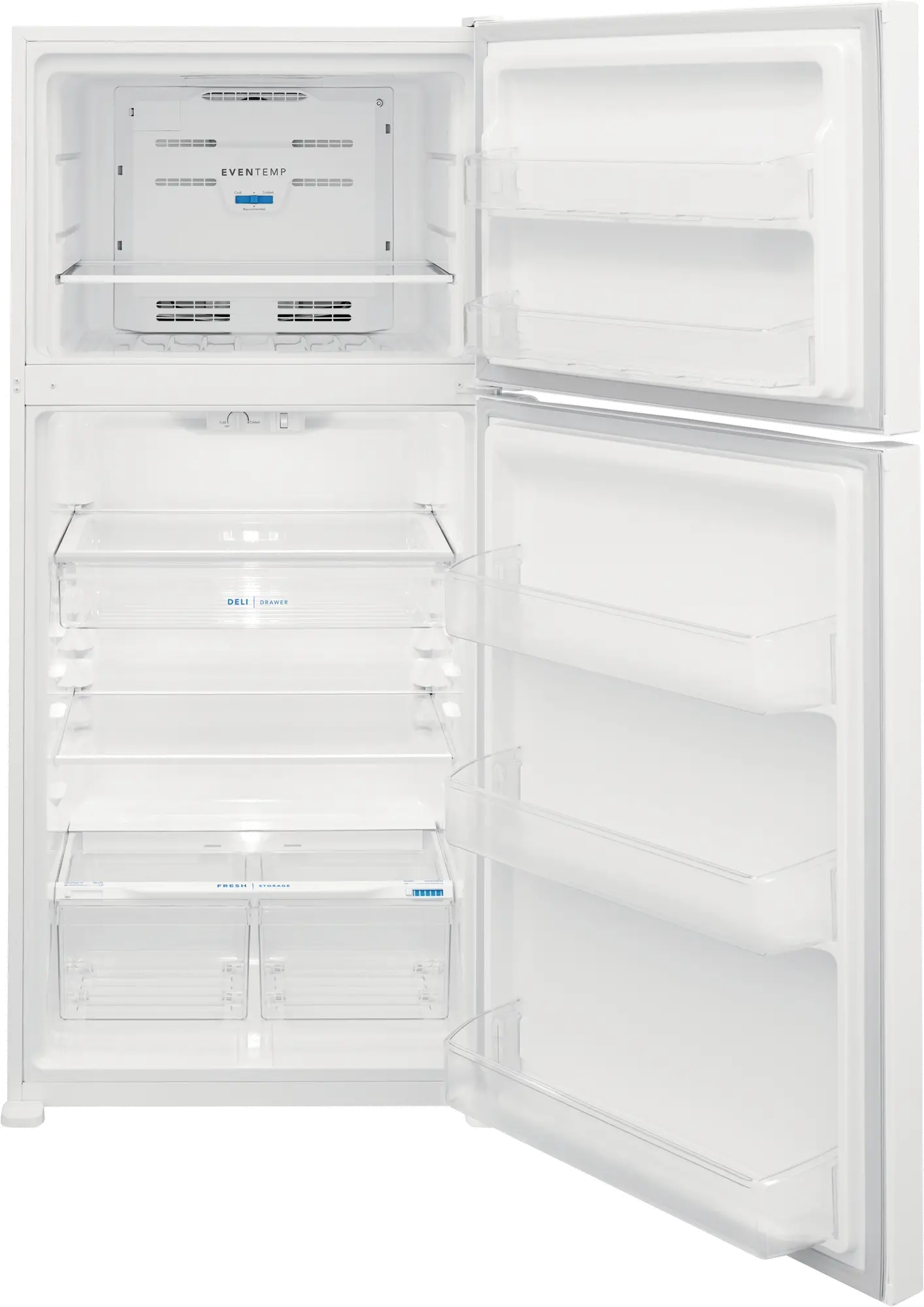 FFTR2045VW Frigidaire 20.0 cu ft Top Freezer Refrigerator - 30 W, White-6