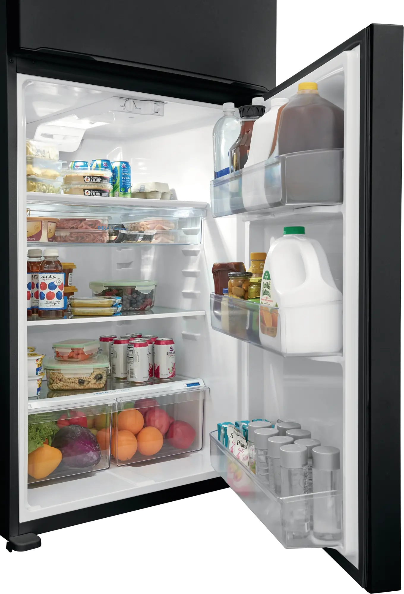 FFTR2045VB Frigidaire 20.0 cu ft Top Freezer Refrigerator - 30 W Black-5