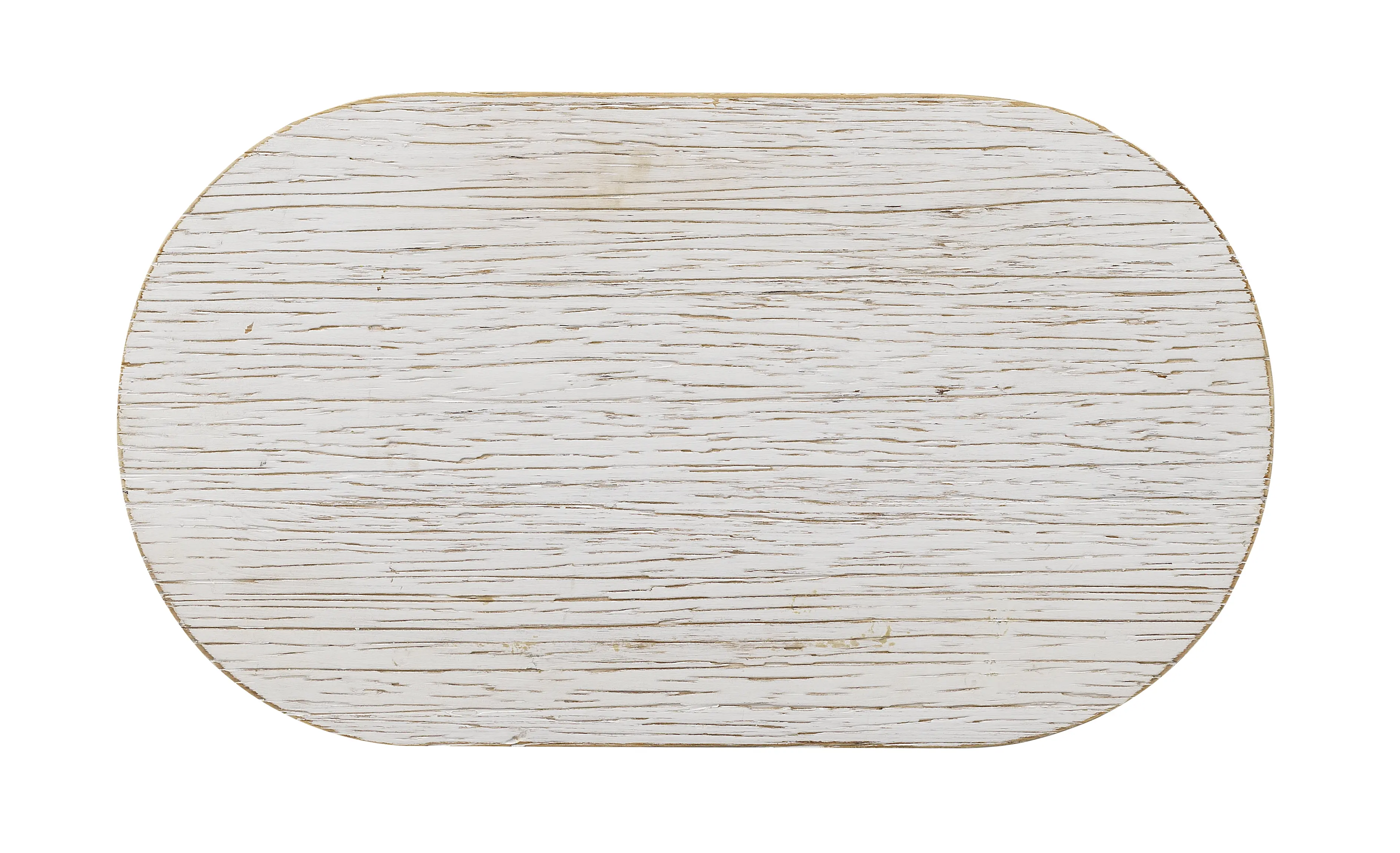 Coastal Distressed White and Blue Storage Accent Cabinet-5
