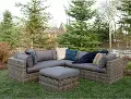 OR4SCGY Traditional Gray 4 Piece Outdoor Patio Set