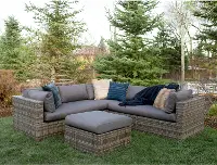 OR4SCGY Traditional Gray 4 Piece Outdoor Patio Set