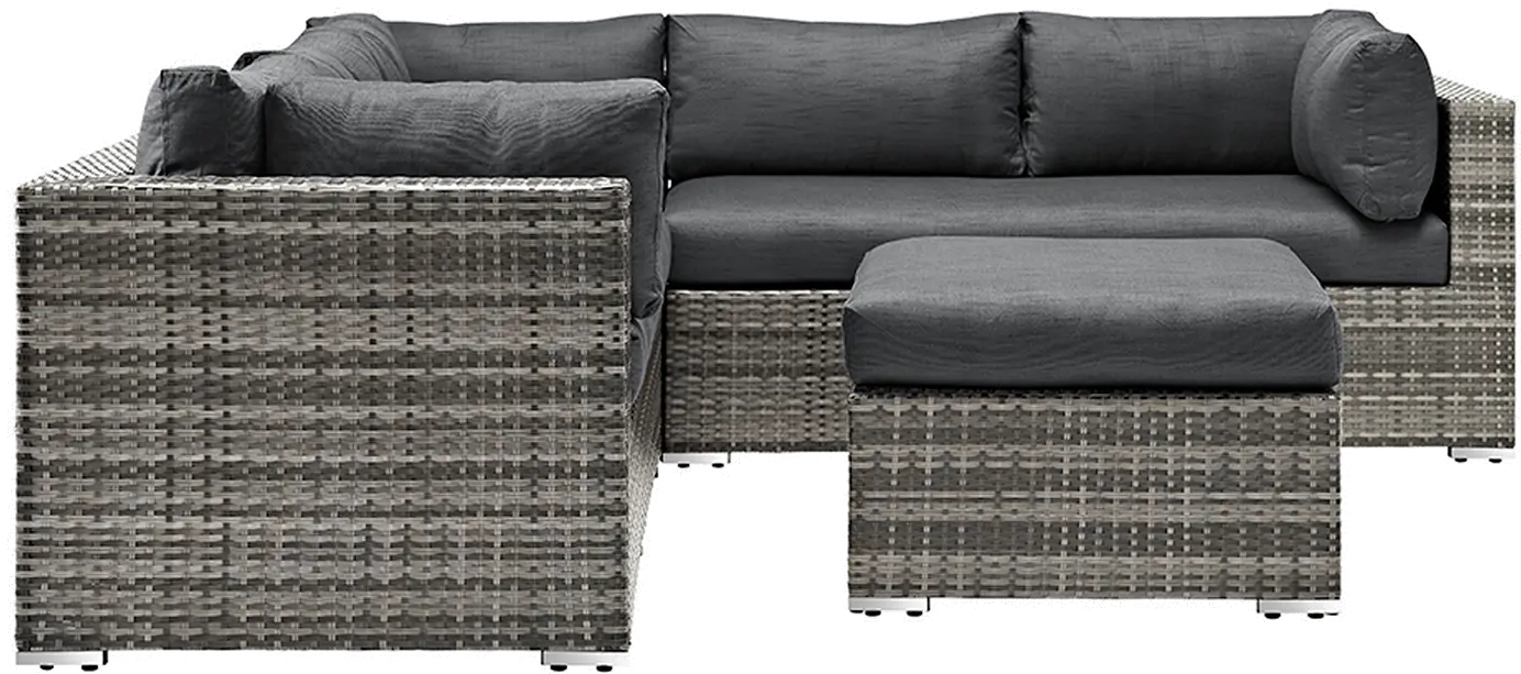 OR4SCGY Traditional Gray 4 Piece Outdoor Patio Set-4