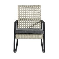 ORLIZRC1GG Modern Light Gray Rattan Patio Chair - Liza-3