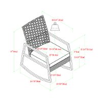 ORLIZRC1GG Modern Light Gray Rattan Patio Chair - Liza-6