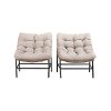 ORRSC2NL Contemporary Scoop Patio Chair Set - Scoop