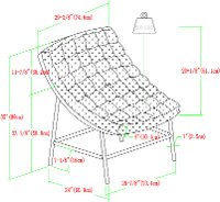 ORRSCSNL Contemporary Scoop Patio Chairs and Table Set - Scoop-5