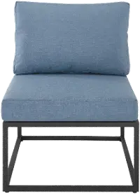 ORTRINCHBU Trinidad Blue Patio Side Chair