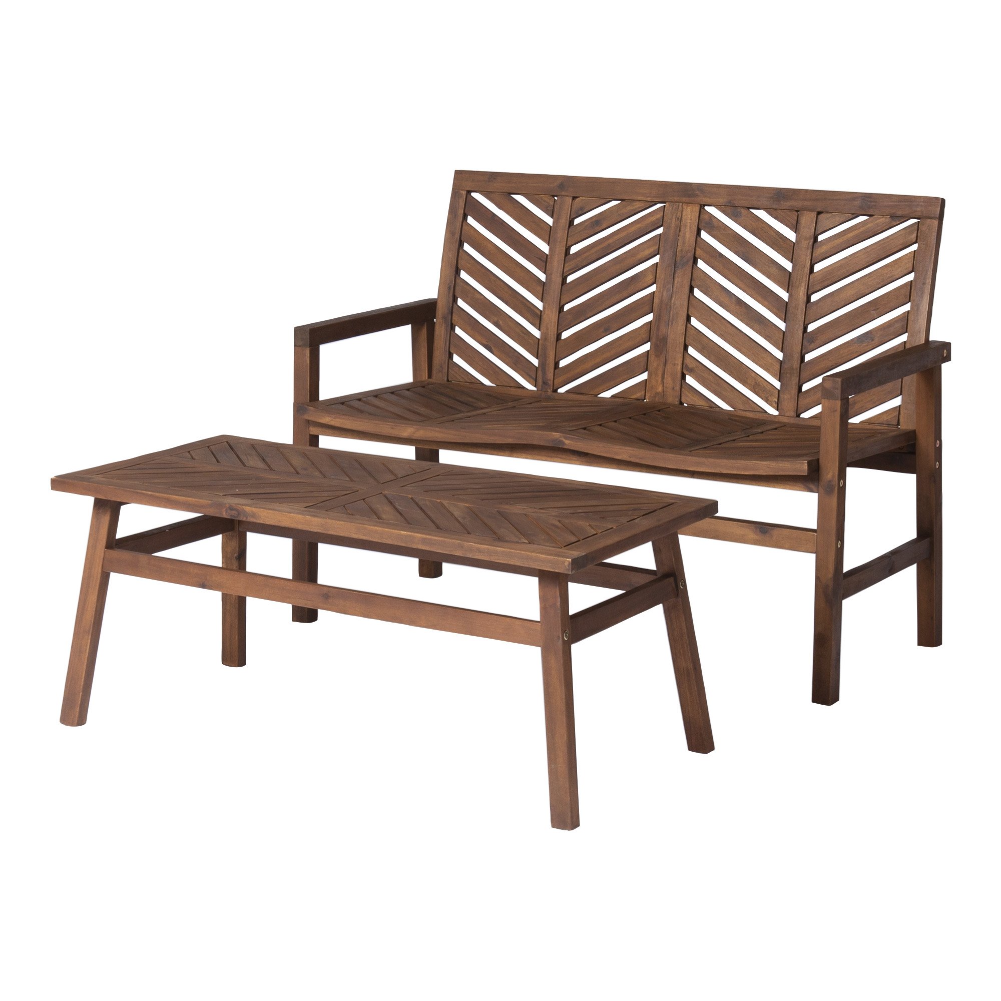 OW2LSGVINDB Vincent Dark Brown 2 Piece Patio Chair Set-2