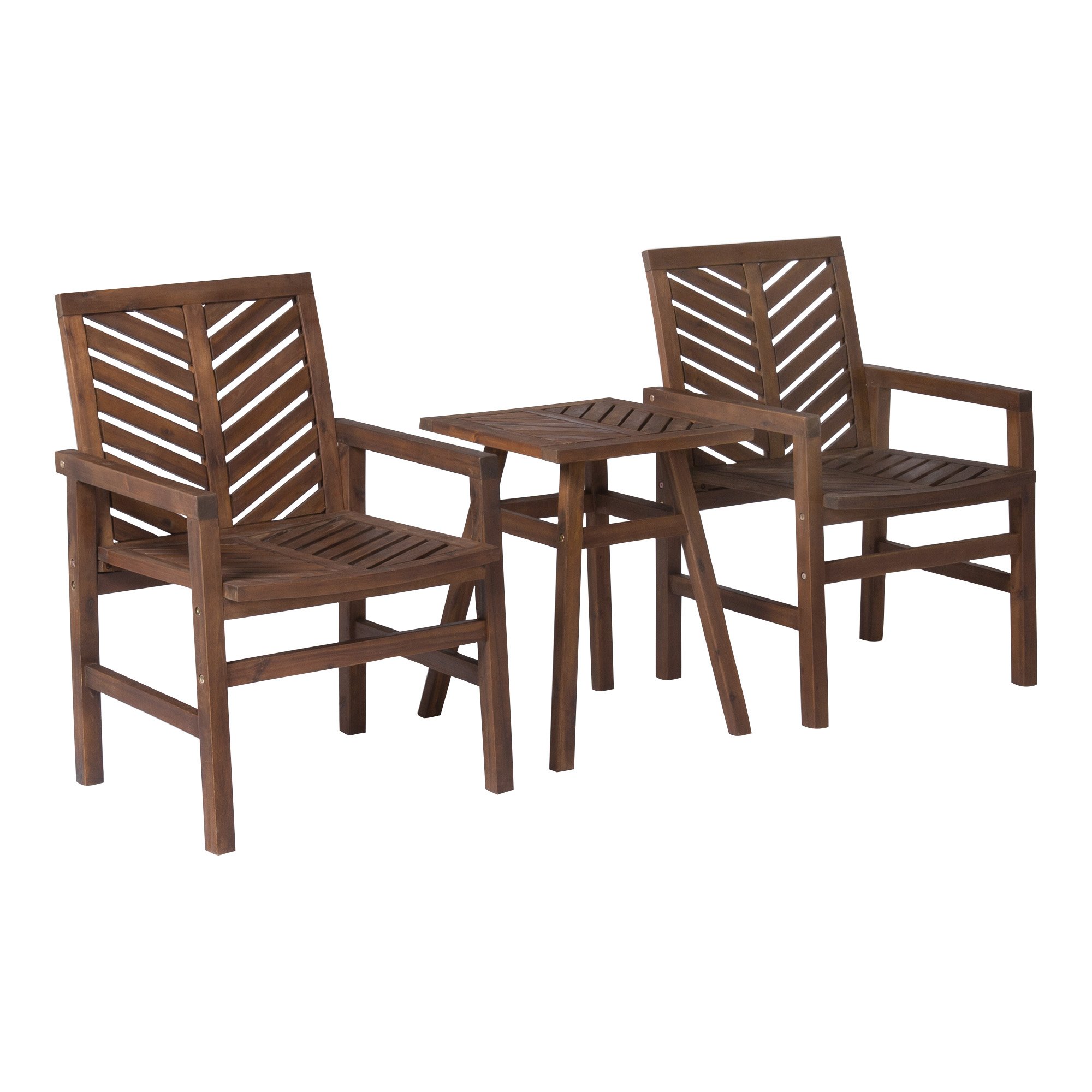 OW3CGVINDB Vincent 3 Piece Dark Brown Patio Chair Set-4