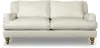 Regatta Cream Leather Loveseat