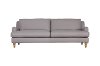 Regatta Gray Leather Sofa