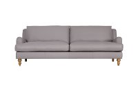 Regatta Gray Leather Sofa