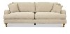 Cozy Cobblestone Beige Sofa with Waterproof Fabric