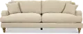 Cozy Cobblestone Beige Sofa with Waterproof Fabric