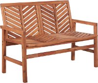 OW48VINLSBR Light Brown 48 Loveseat Bench-2