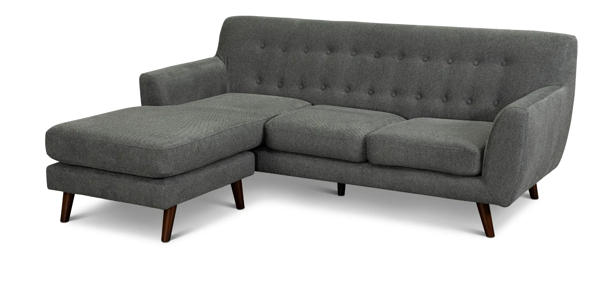 Liverpool Gray Sofa with Reversible Chaise-1