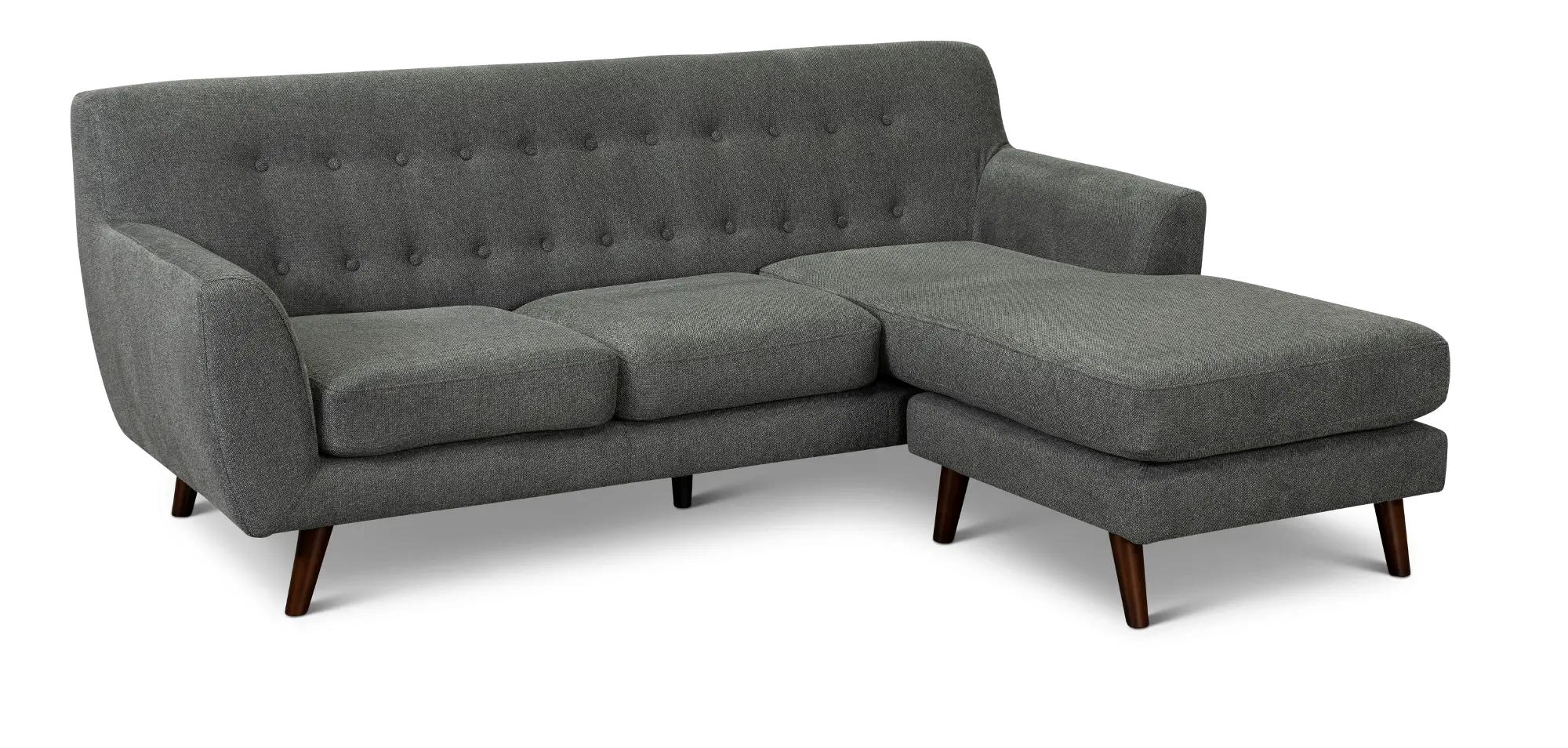 Liverpool Gray Sofa with Reversible Chaise-2