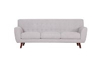Liverpool Mid Century Modern Light Gray Sofa