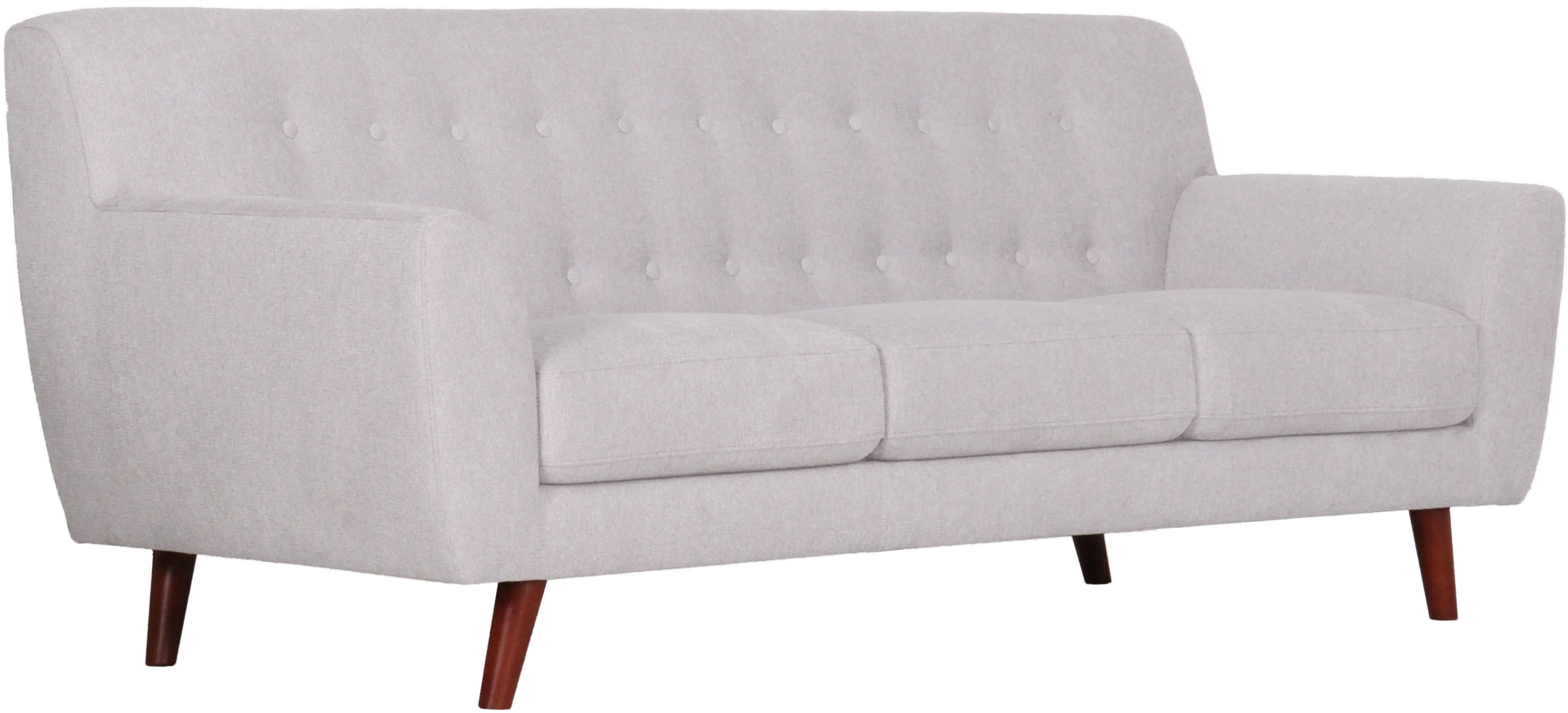 Liverpool Mid Century Modern Light Gray Sofa-2