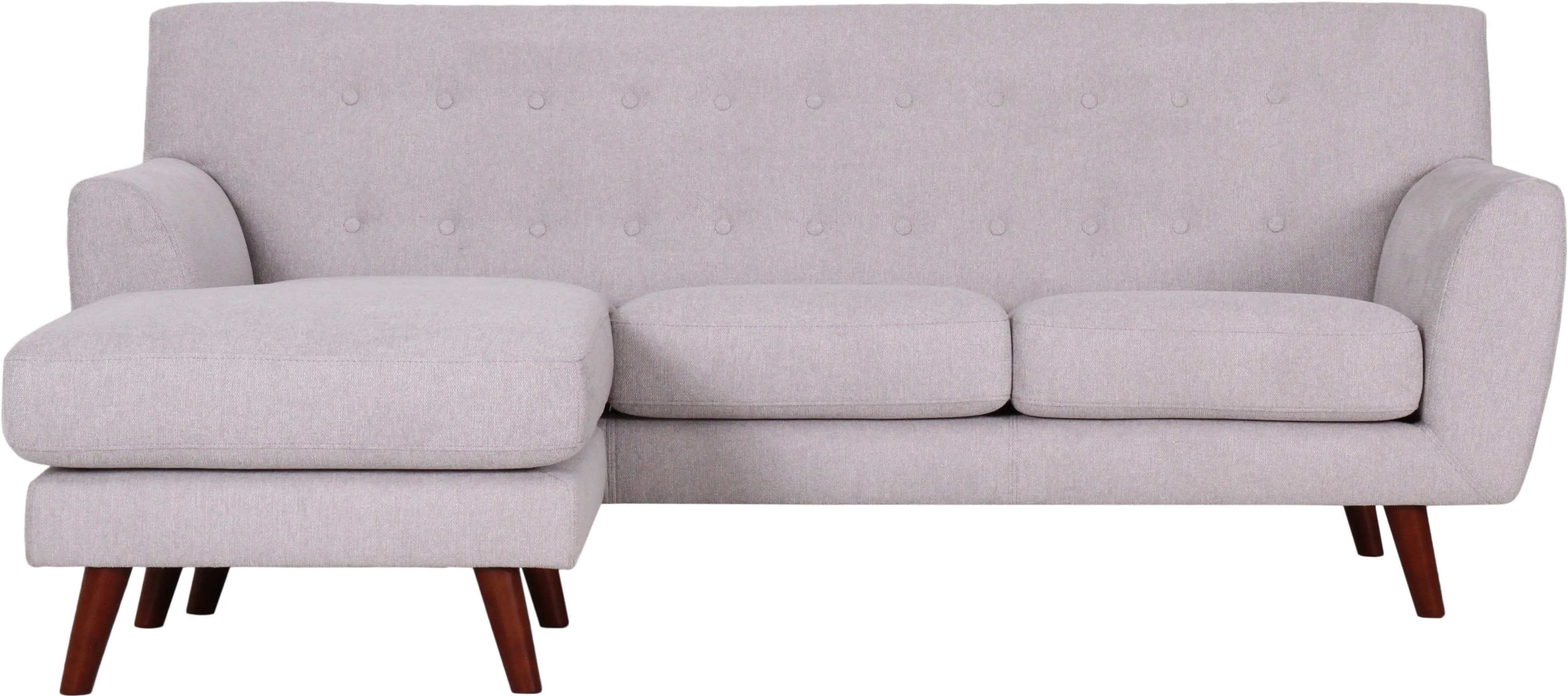 Liverpool Light Gray Sofa with Reversible Chaise-1