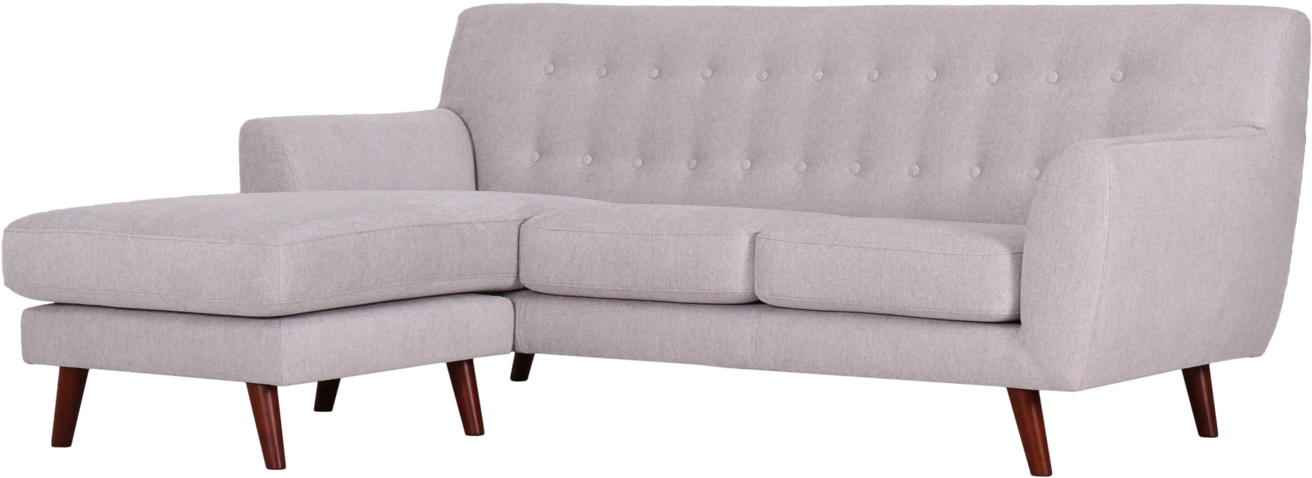 Liverpool Light Gray Sofa with Reversible Chaise-2