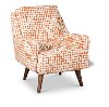 SP10116XXFXXXX/SWIVEL CHAIR/MATOYA PEKOE Design Lab Mid Century Modern Orange Swivel Chair