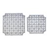 23 Inch Gray Woven Wood Wall Hanging - Starburst
