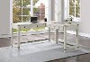 Clearance Country Chic White L-shaped Desk - Baton Rogue