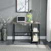 Clearance Frame Works Truffle Gray Work Desk
