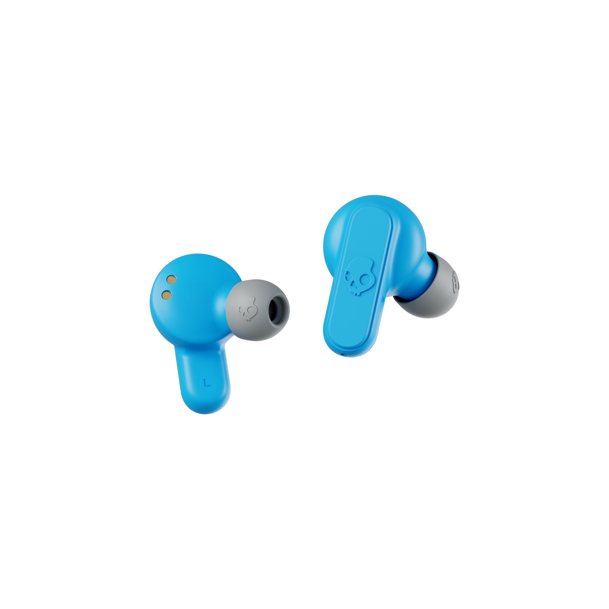 S2DMW-P751 Skullcandy Dime True Wireless Earbuds - Light Gray and Blue-2