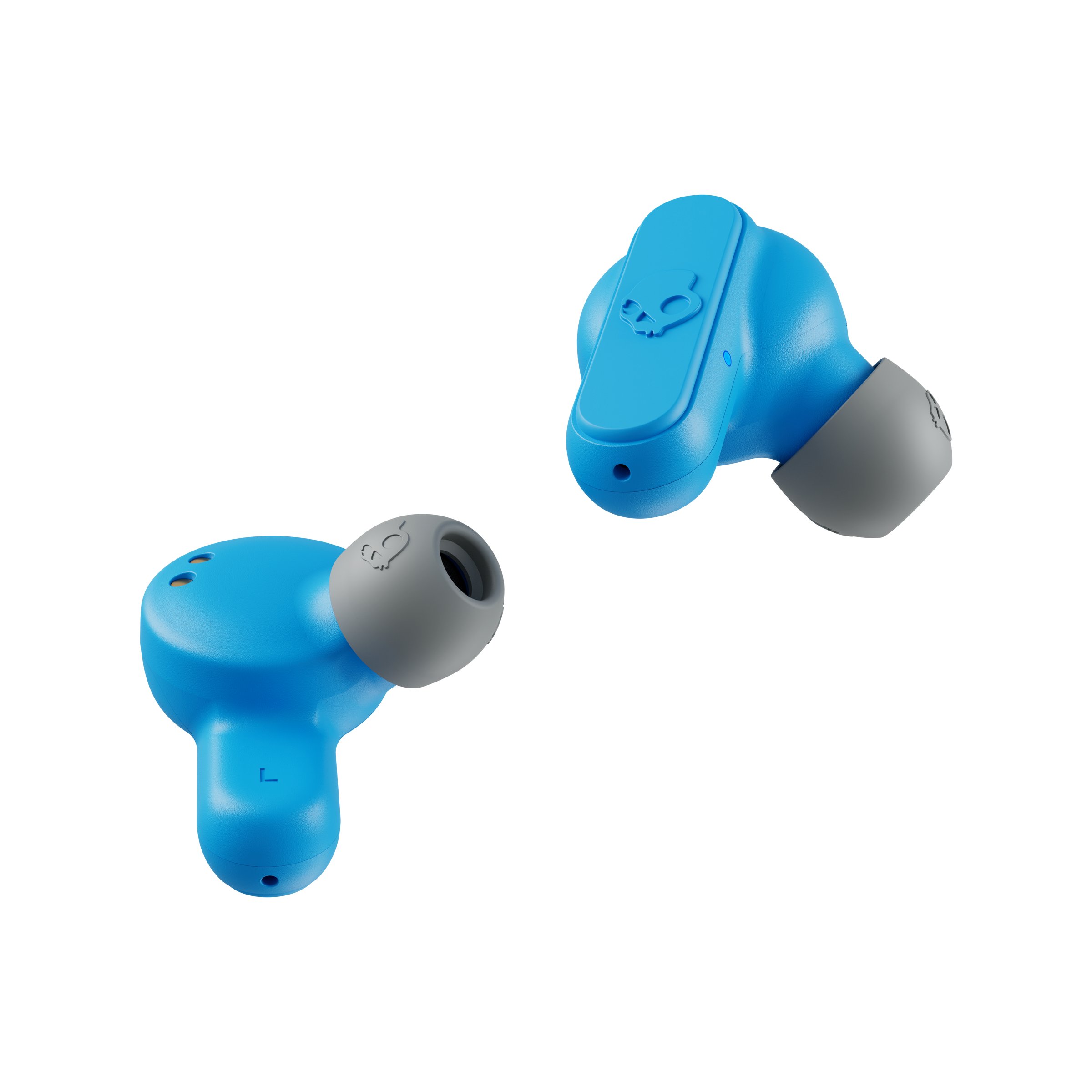 S2DMW-P751 Skullcandy Dime True Wireless Earbuds - Light Gray and Blue-3