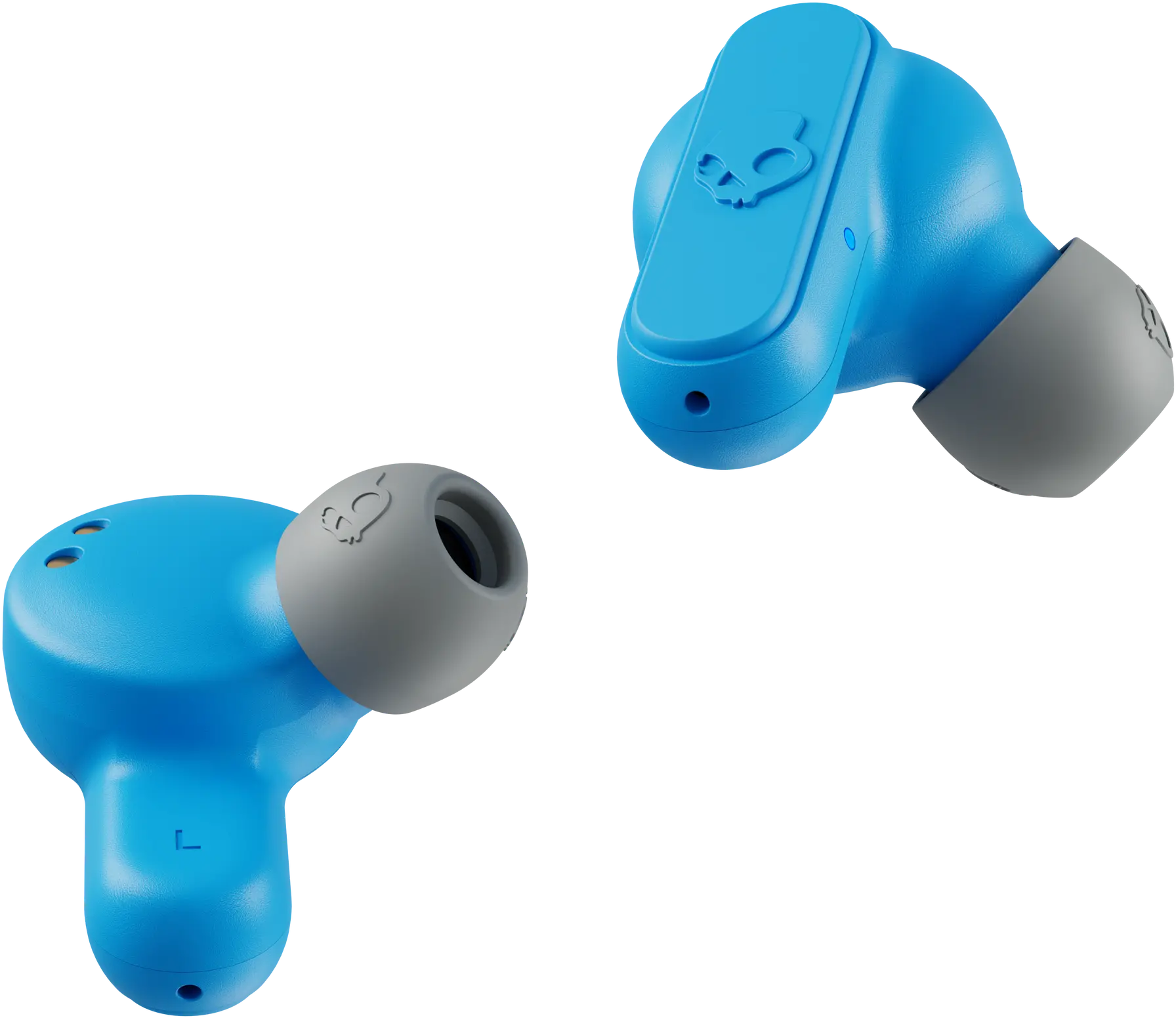 S2DMW-P751 Skullcandy Dime True Wireless Earbuds - Light Gray and Blue-3